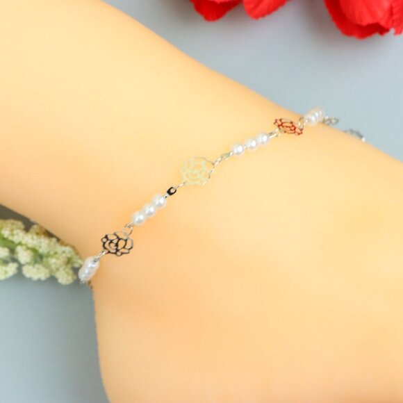 "Handmade Anklet – A Stylish Choice for Women, Thoughtful Gift Idea, EVCH1742 - Picture 8 of 10